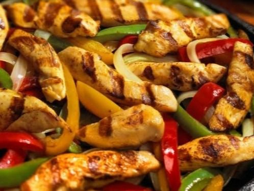 Basmati Rice With Chicken Fajita
