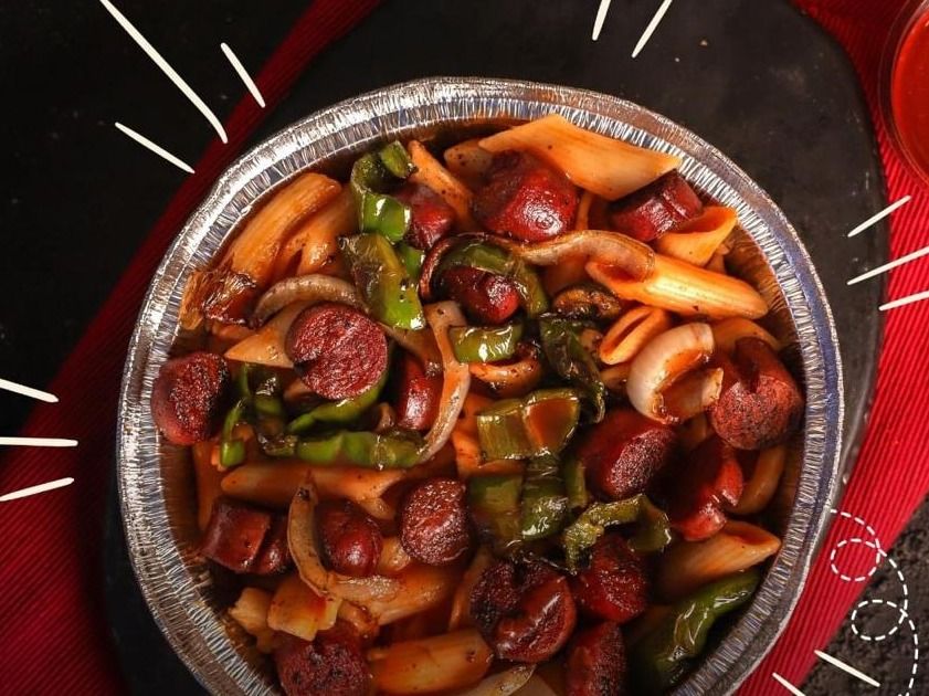 Hot Dog Pasta