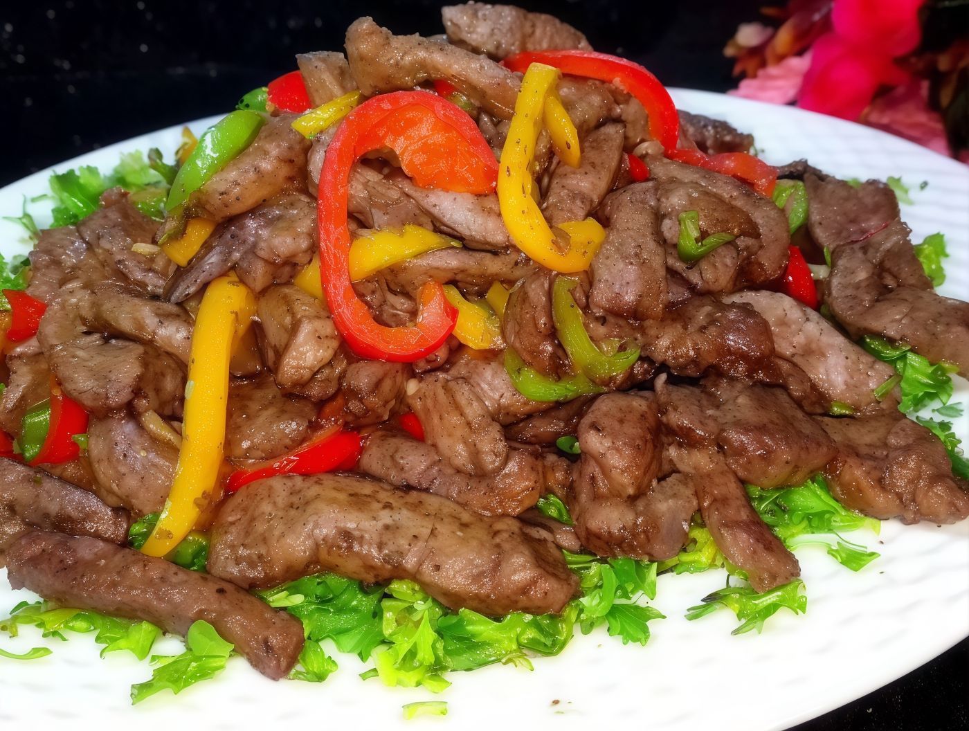 Quarter kilo Alexandrian liver meal