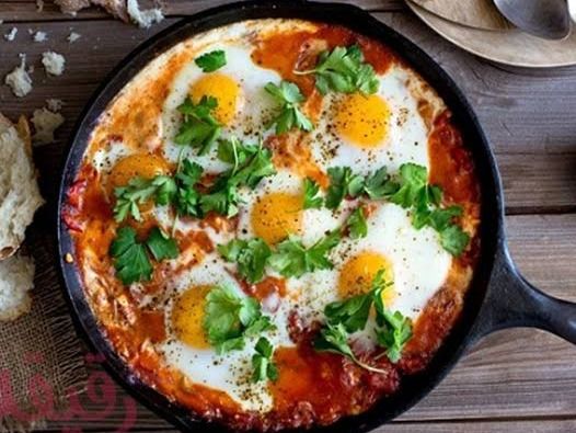 Foul with eggs
