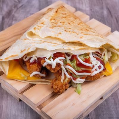 Crispy Chicken Crepe