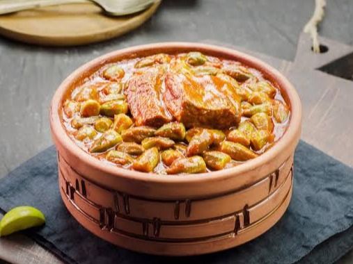 Okra With Meat Casserole