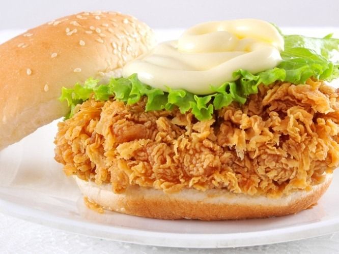 Zinger Chicken Burger With Cheese