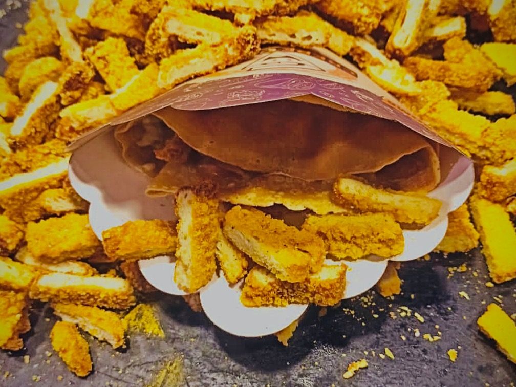 Crispy Chicken Crepe