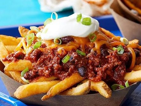 Meat Or Chicken And Cheese Potatoes Platter