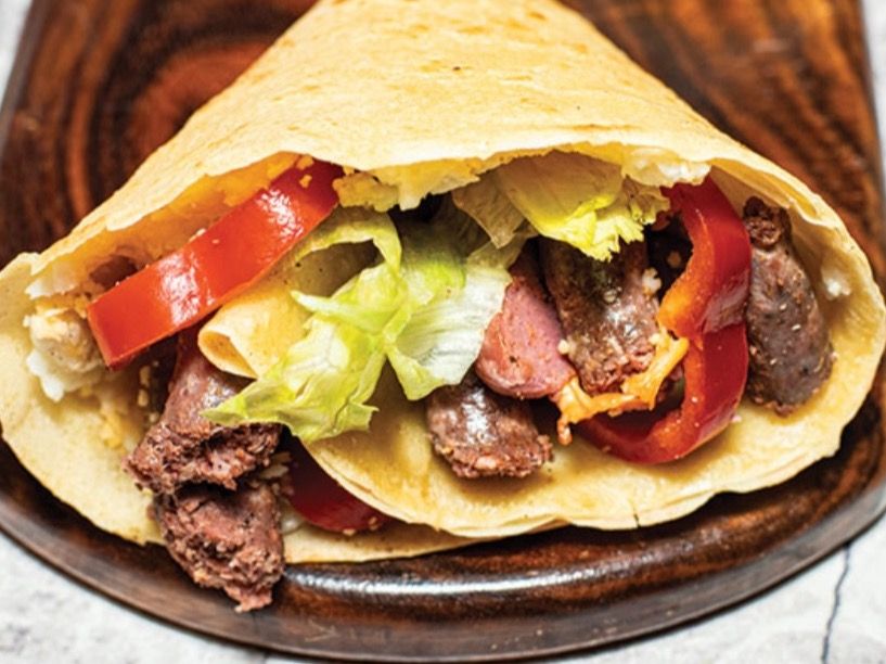 Half Mix Meat Crepe