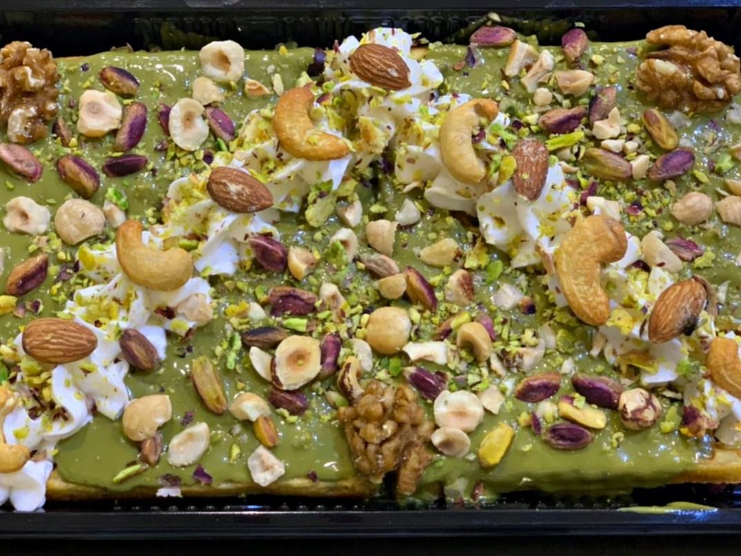 Pistachio Waffle Extra Nuts