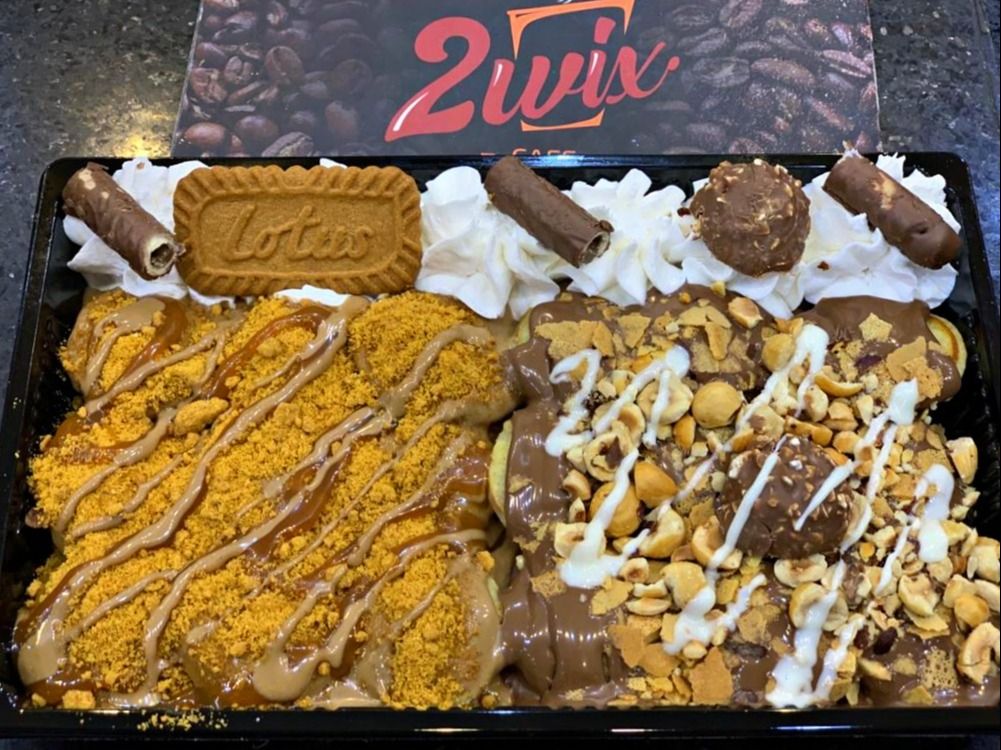 Lotus and Ferrero Rocher Pancake Mix