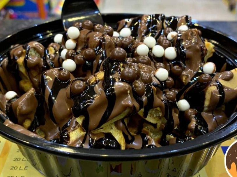 Chocolate Waffle Bites