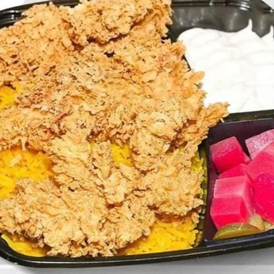 Chicken Crispy Meal With Rice