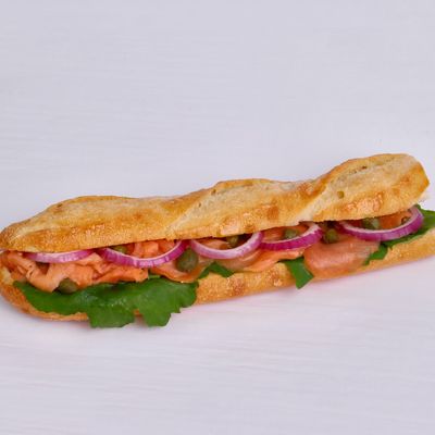 Smoked Salmon Baguette