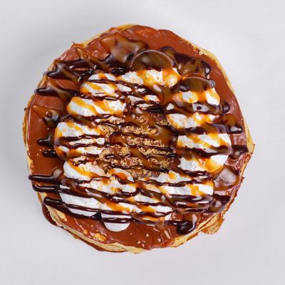 Chocolate And Banana Pancake