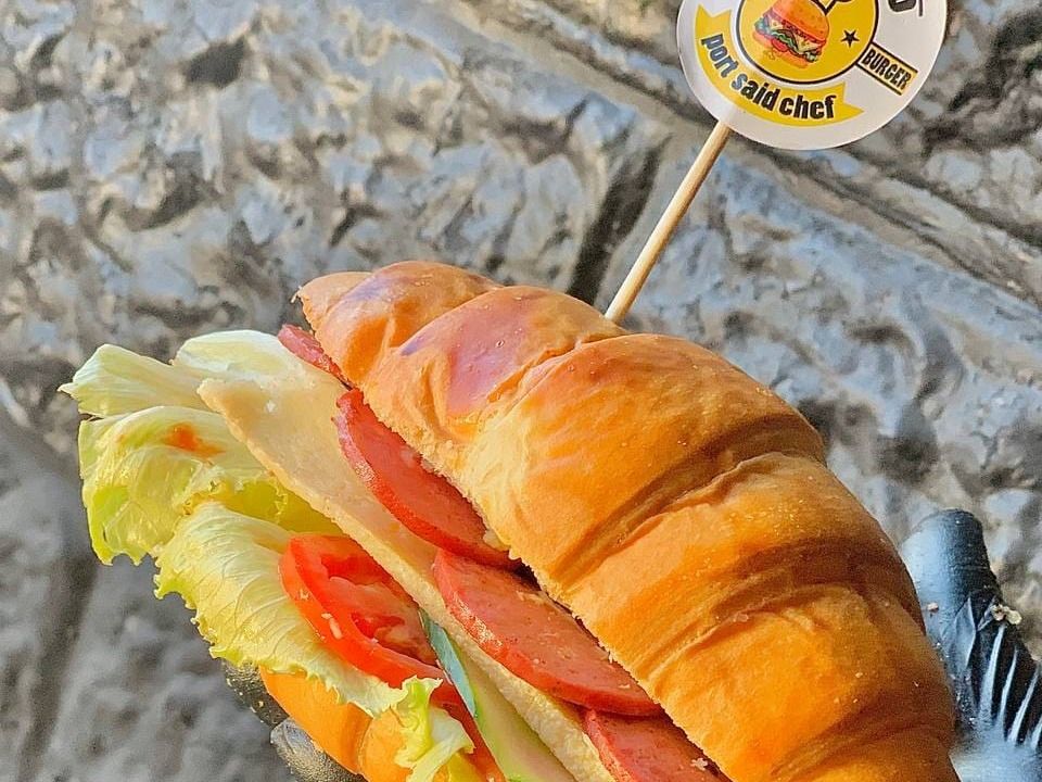 roumi pastrami croissant sandwich