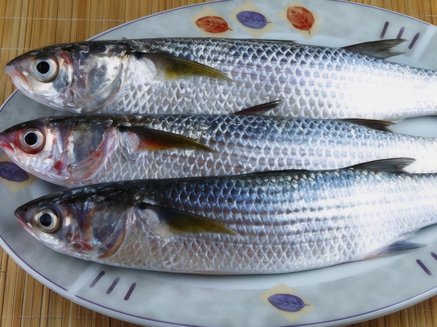 Uncooked Mullet Fish