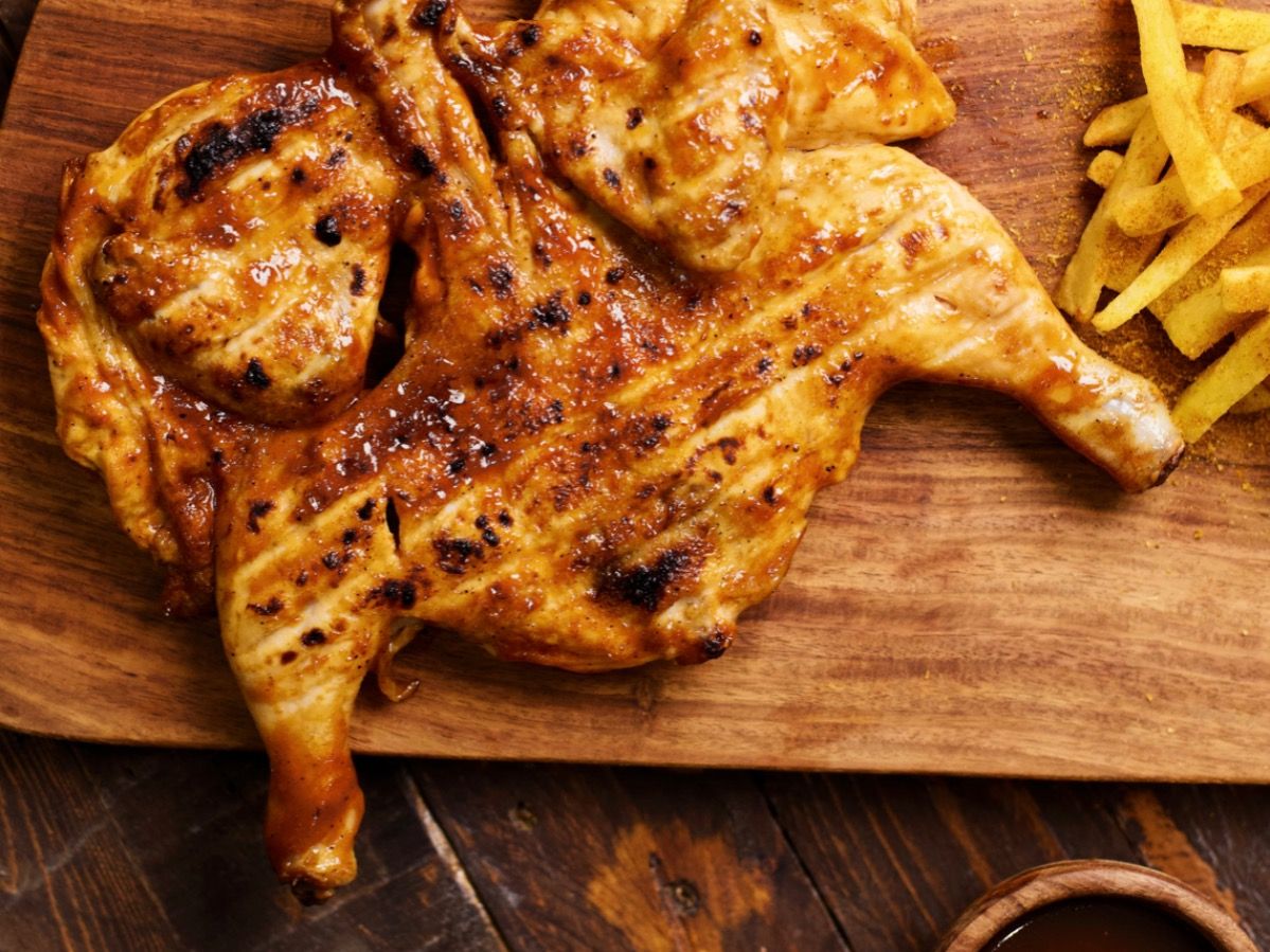 Half Charcoal Grilled BBQ Chicken