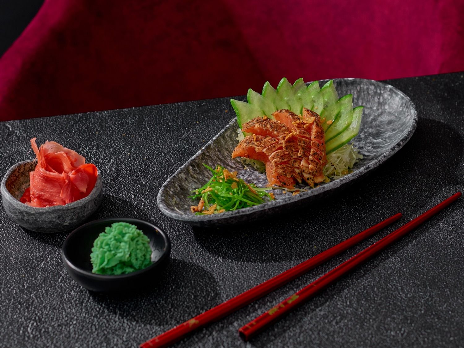 Sashimi Salmon Tataki 4p