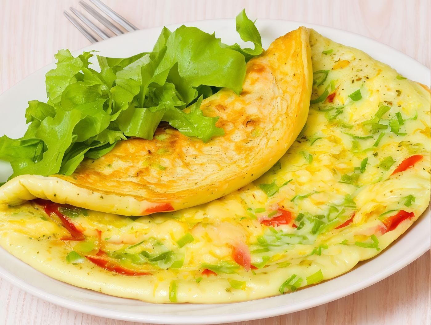 Omelette With Roumi Cheese Sandwich