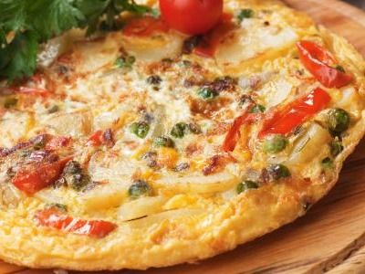 Omelette With Pastrami Sandwich