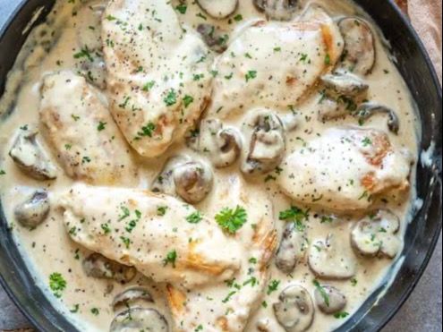 Chicken Piccata Mushrooms