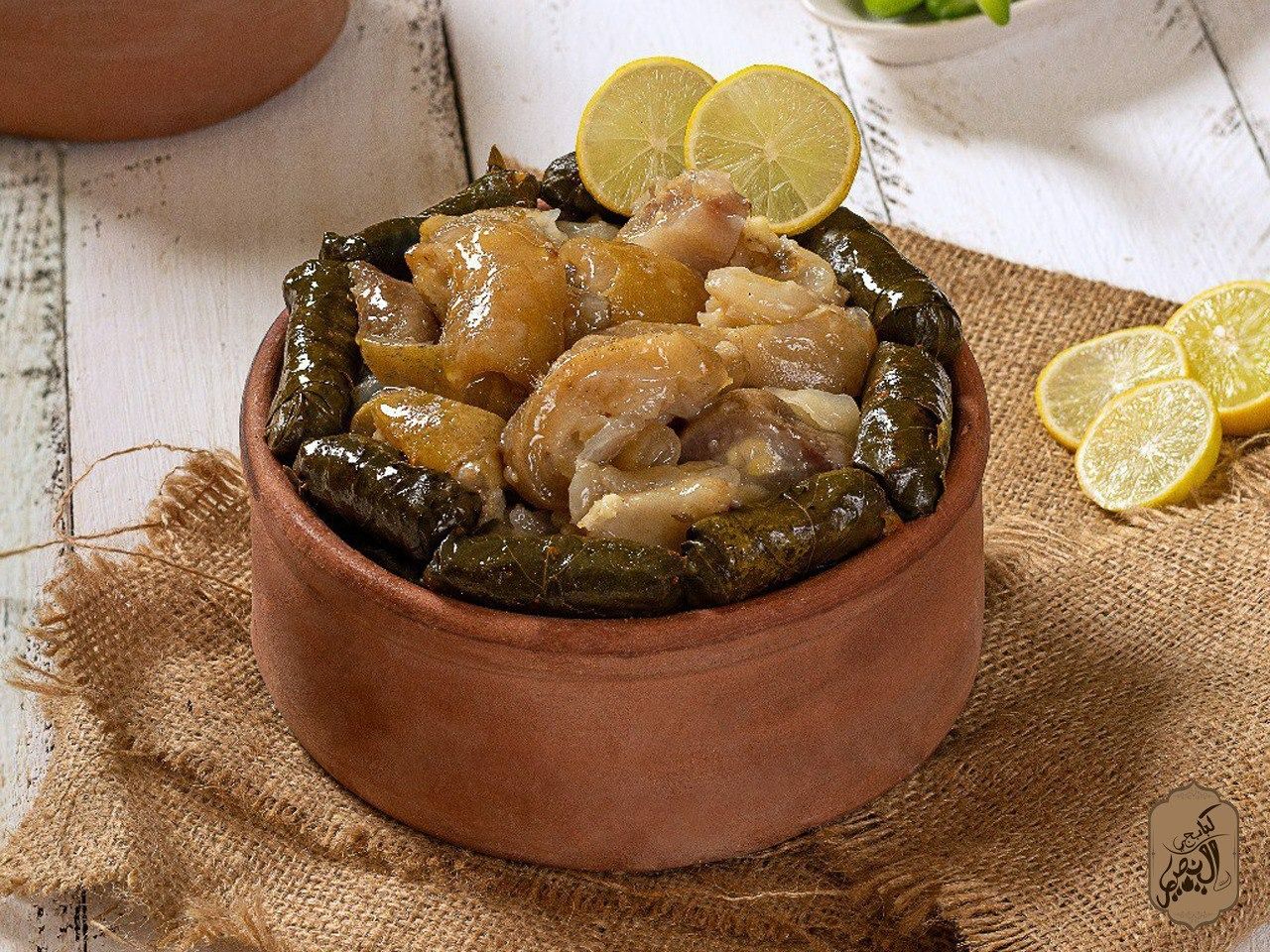 Vine Leaves With Trotters Tagine