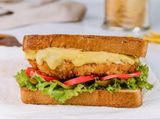 Crispy Chicken Cheese French Toast