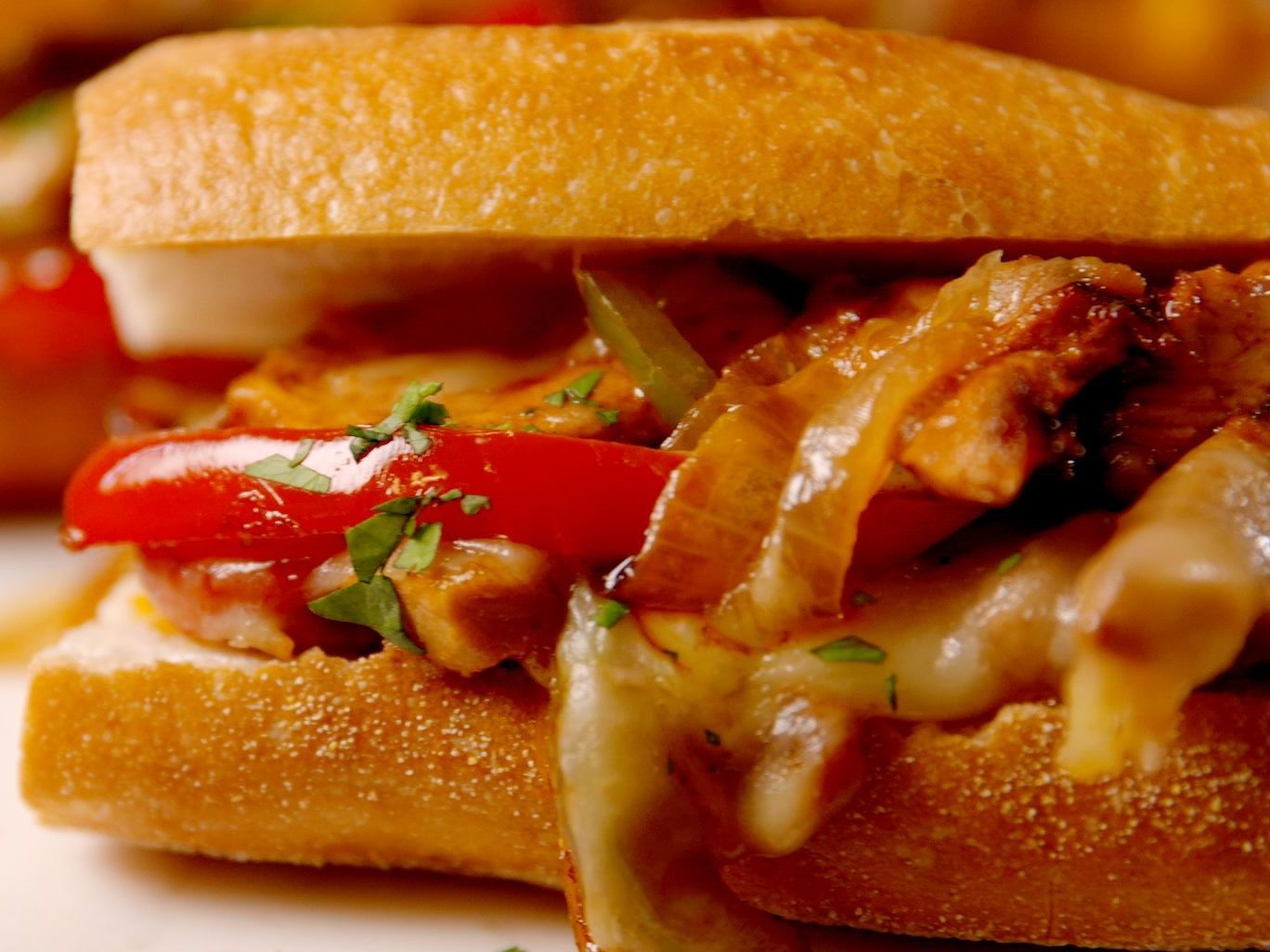 Fajita sandwich