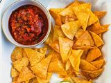 Mexican Chips With Mexican Salsa