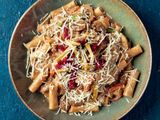 straganoff rigatoni Pasta