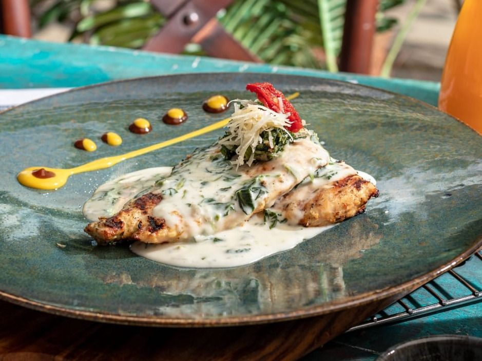 spinach chicken grill