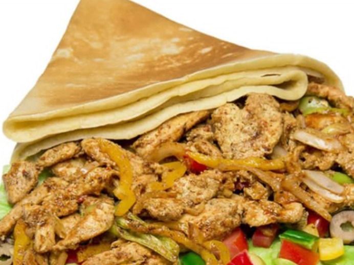 Chicken Shawarma Crepe