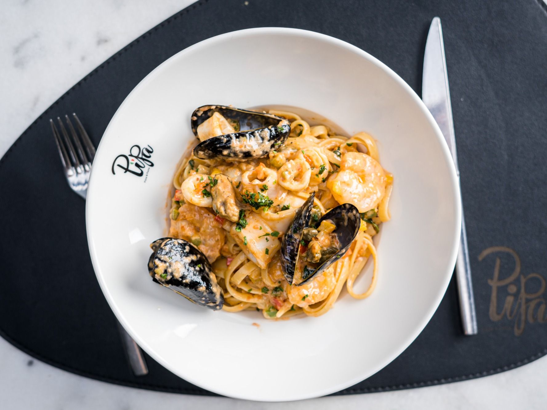 Pasta Linguine Frutti Di Mare