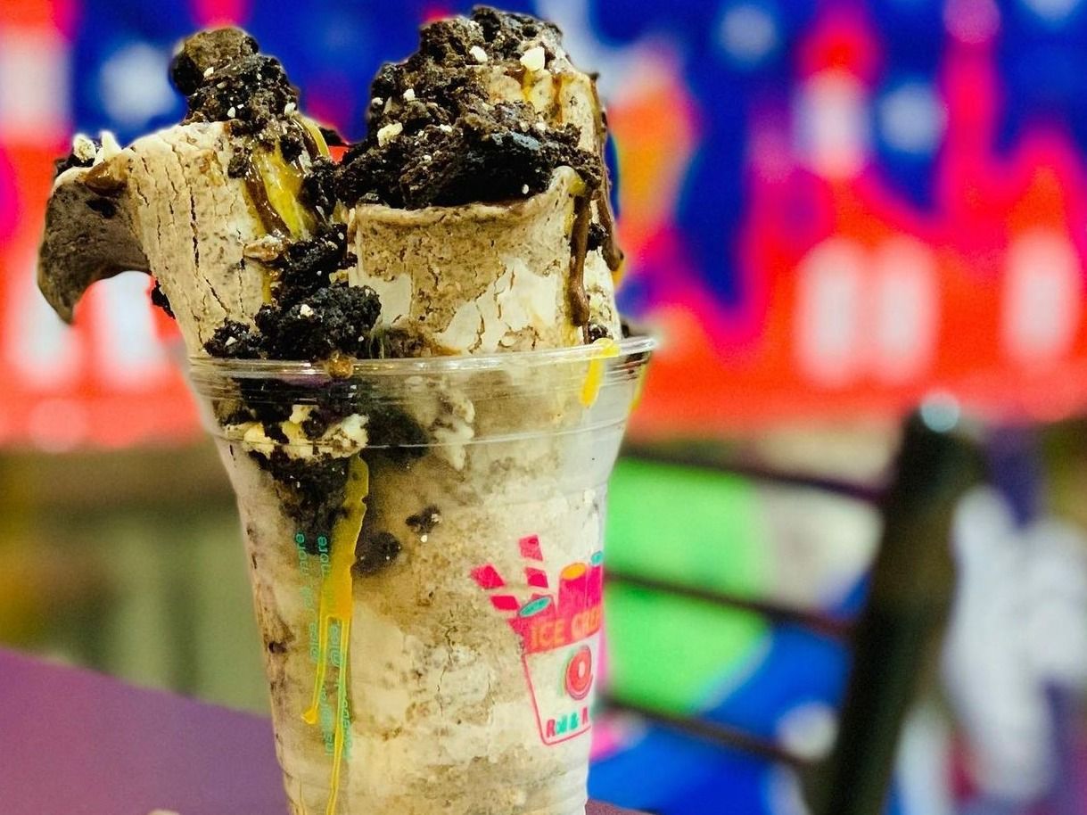 Ice chocolate galaxy