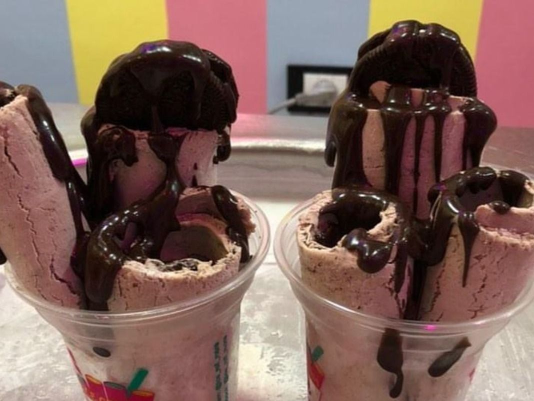 Ice chocolate cadbury oreo
