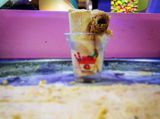 Ice mix banana kunafa