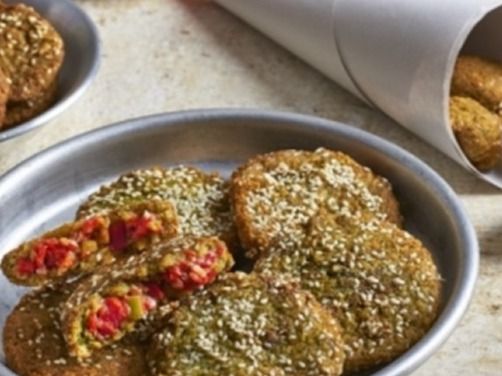 Stuffed Falafel Patty