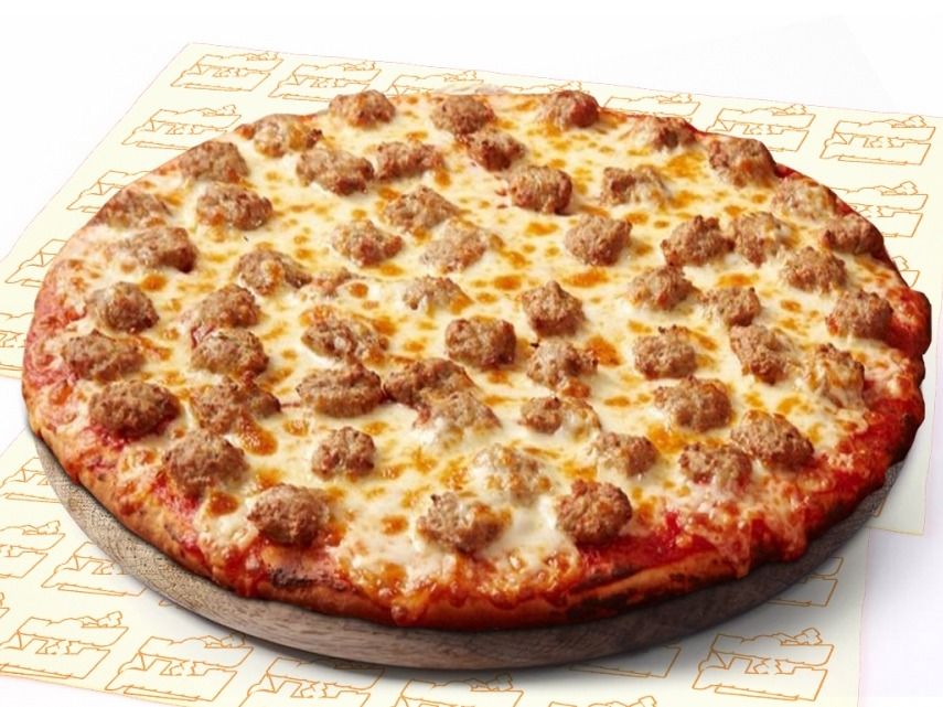 Oriental Sausage Pizza