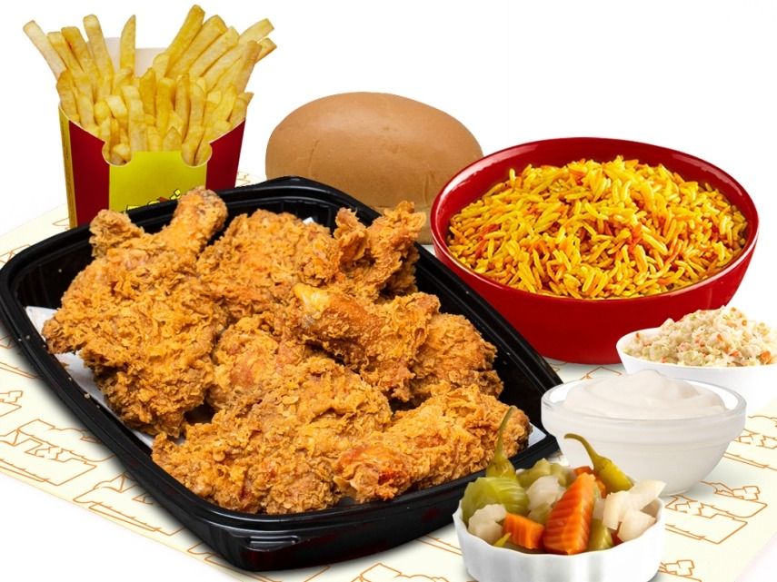 Broasted meal 8 pieces
