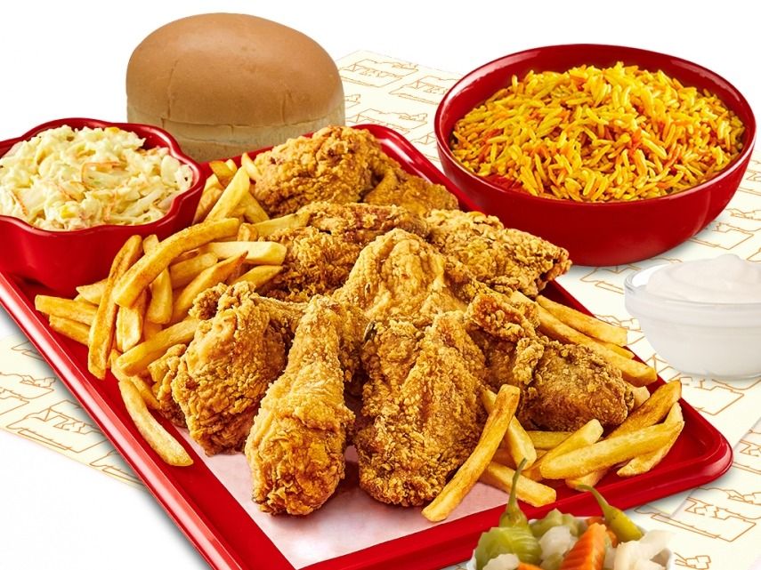 Broasted meal 12 pieces