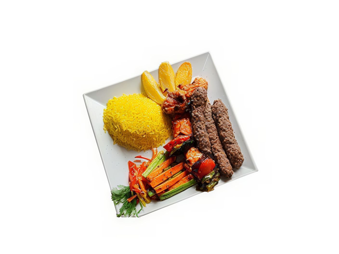 Mix Shish Tawook And Kofta Platter
