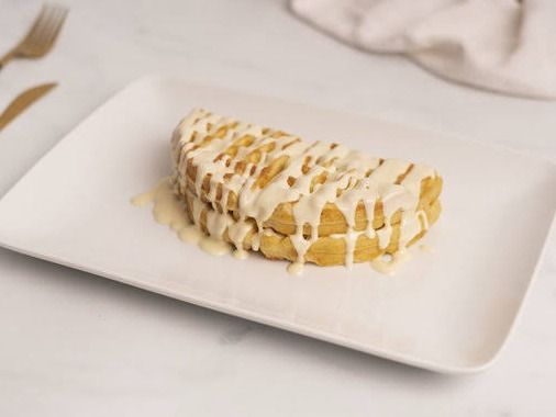 white chocolate Waffle