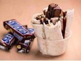 Ice chocolate snickers