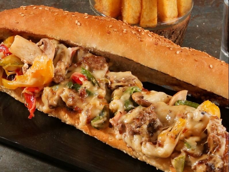 Philly cheese steak Sandwich