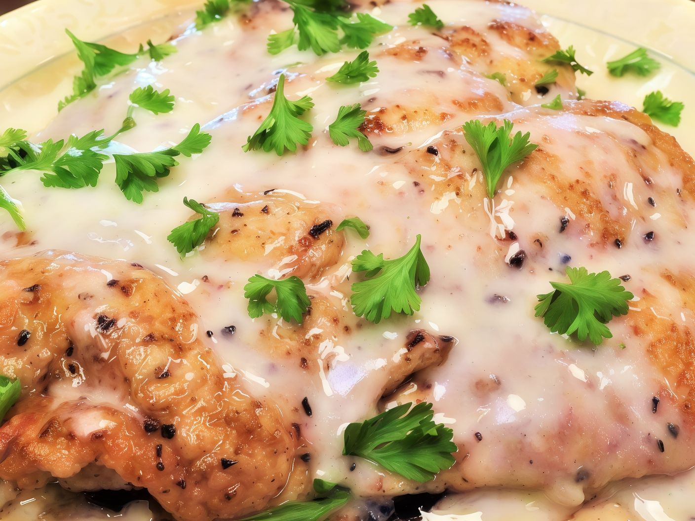 Chicken Scallopini Plate