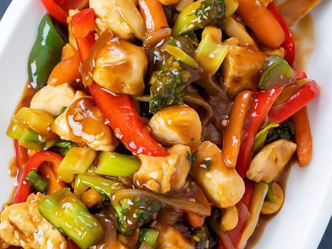 Stir Fry Chicken Plate