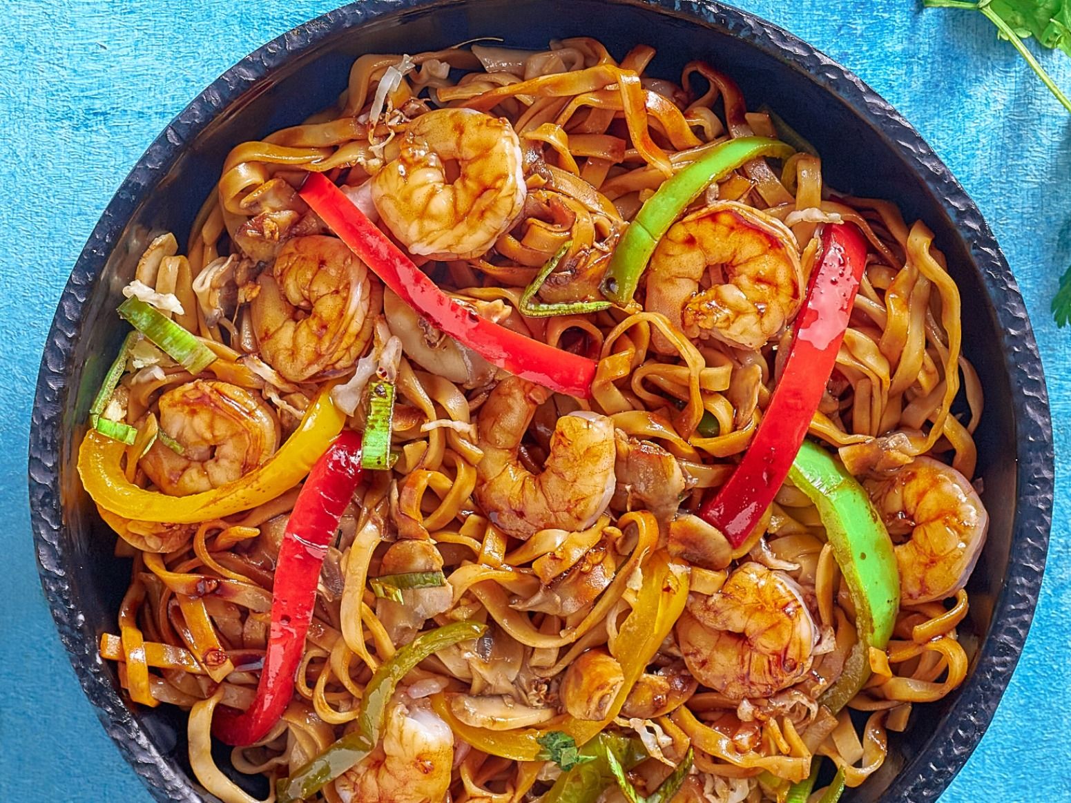 Shrimp Sweet Chili Noodles