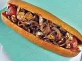 Bbq And Mushroom Hot Dog