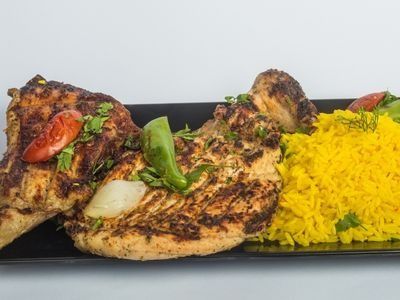 Half Charcoal Grilled Chicken