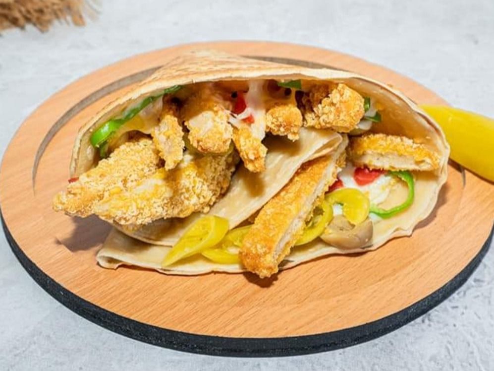 Chicken Burger Crepe