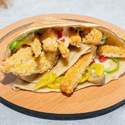 Chicken Burger Crepe