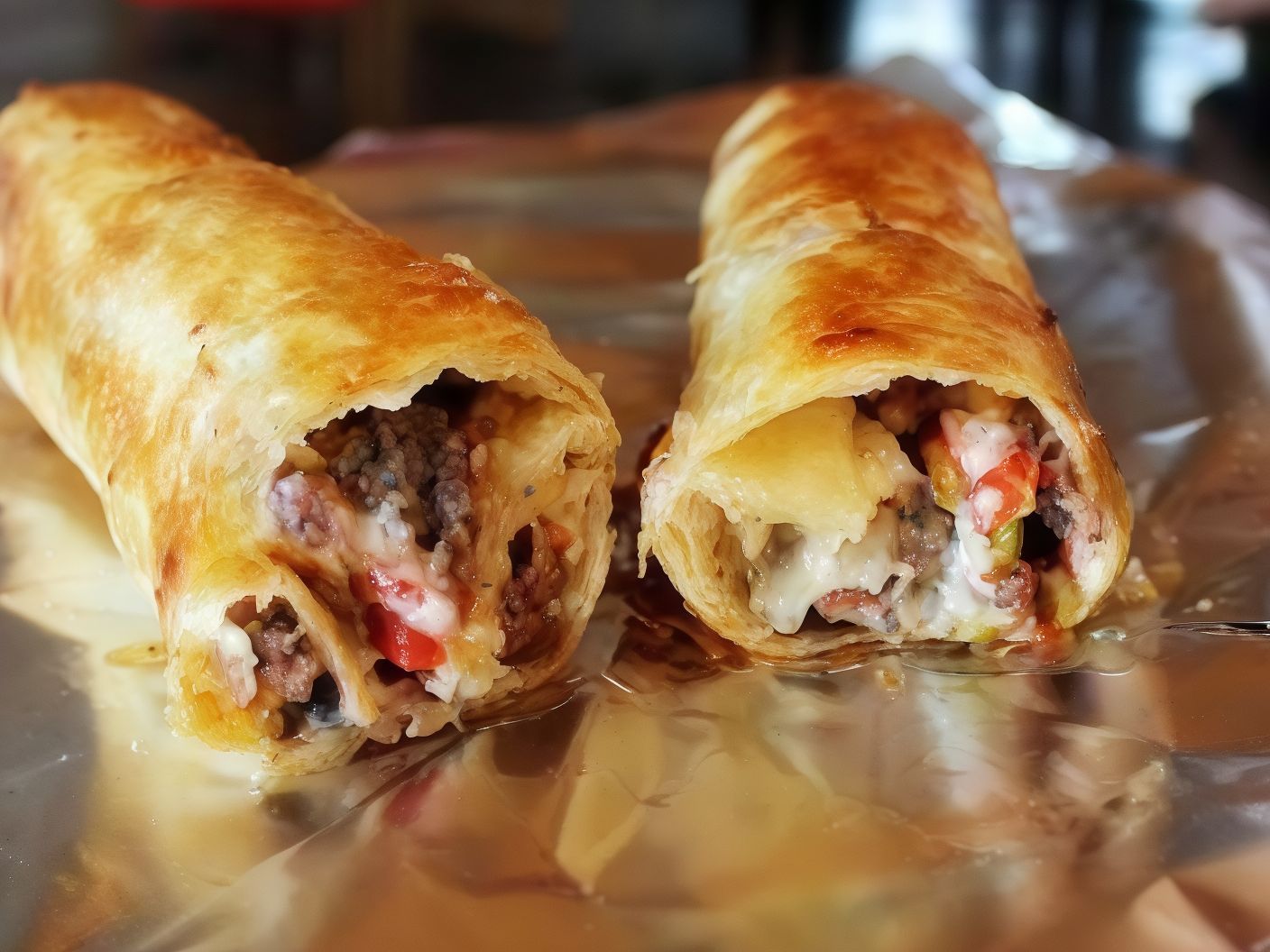 Baladi Sausage Roll Feteer